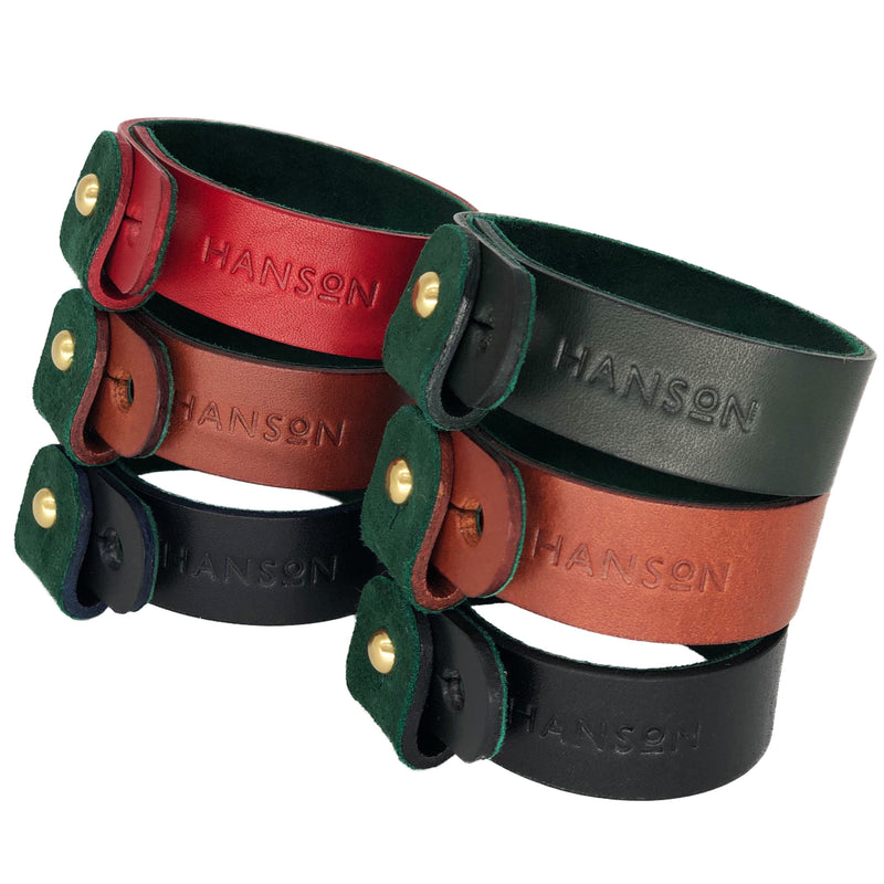 Hanson leather wristband