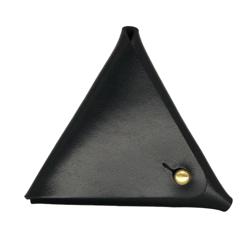 Triangle leather pouch 