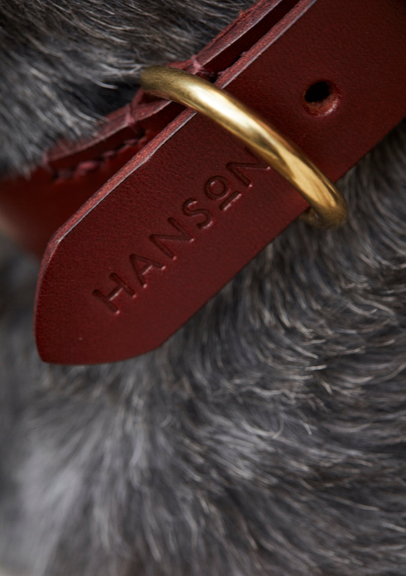 Hanson of London monogrammed dog collar