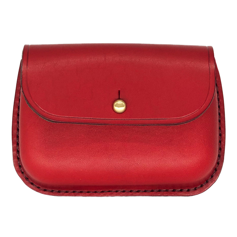 Red leather coin purse Hanson
